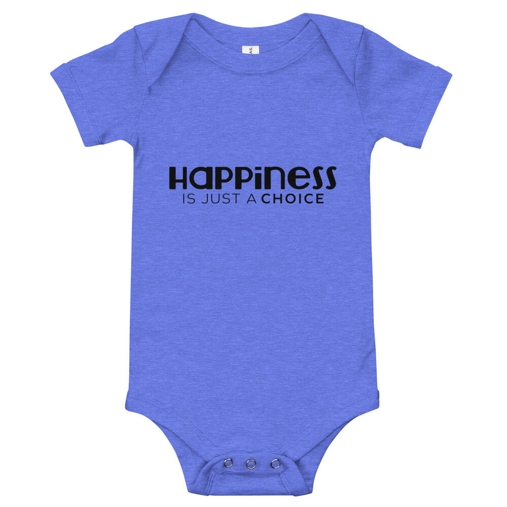 "Happiness is just a choice" Baby suit
