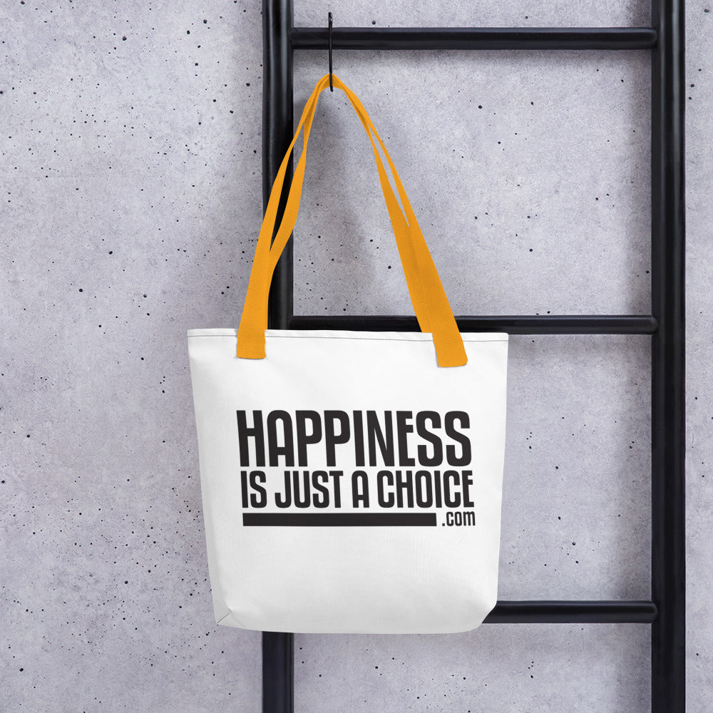 Original "Happiness is just a choice.com" Tote bag