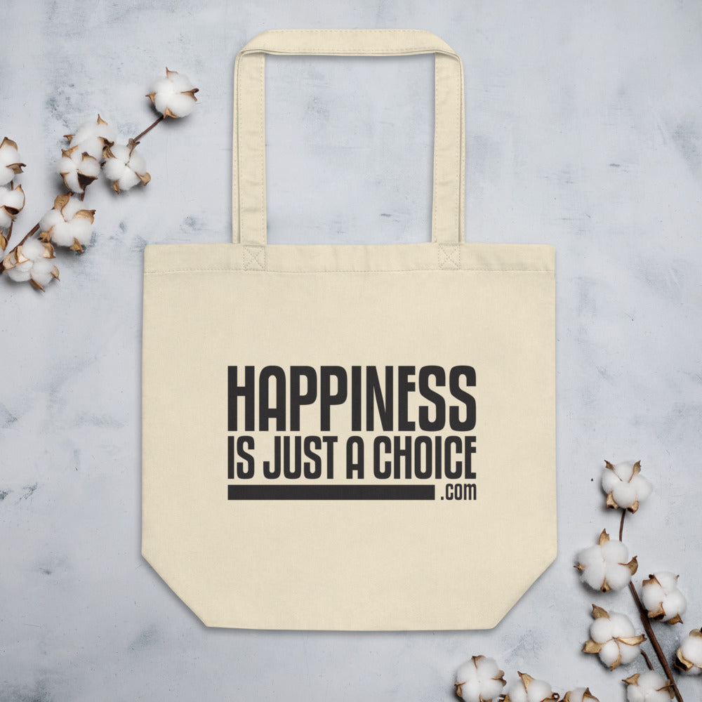 Original "Happiness is just a choice.com" Eco Tote Bag