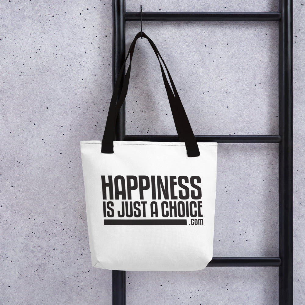 Original "Happiness is just a choice.com" Tote bag
